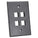 Quest Oversized Keystone Wall Plate, Single-Gang