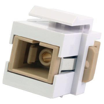 Quest Fiber Optic (F-F) Keystone Jack