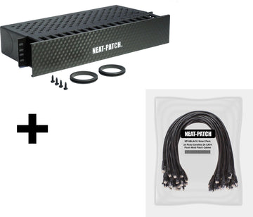 Neat-Patch NP2 Cable Management Bay With 24 Patch Cables