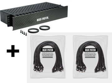 Neat-Patch NP2 Cable Management Bay With 48 Patch Cables