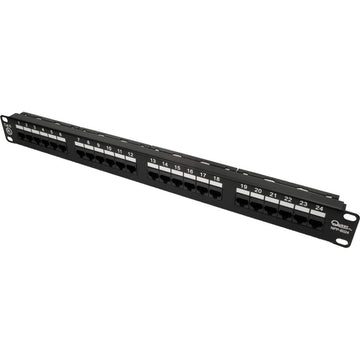Quest NPP-6024 Cat6 UTP Patch Panel , 24-Port, 19