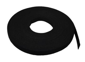 Nitrotel Velcro Hook And Loop Cable Tie 30Ft Roll (Black) 3/4
