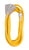 Extension Cord 25ft SJTW Yellow 12/3 Lighted End Triple Tap