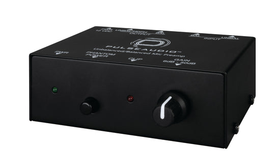 PulseAudio Balanced/Unbalanced Microphone Preamp