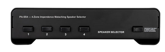 PulseAudio 4 Pair Stereo Speaker Selector Box