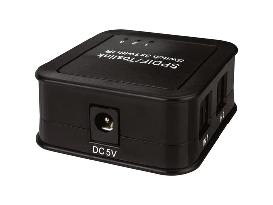 PulseAudio Digital Optical Audio 3x1 Switch with IR