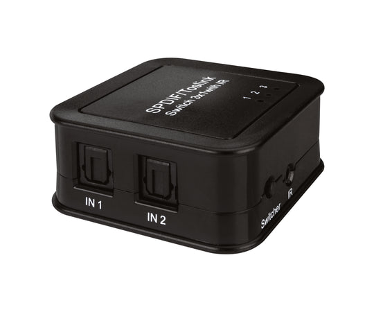 PulseAudio Digital Optical Audio 3x1 Switch with IR