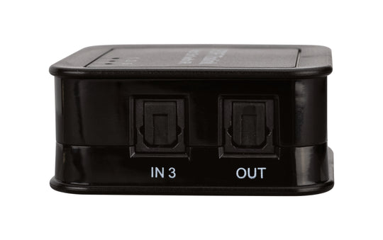 PulseAudio Digital Optical Audio 3x1 Switch with IR