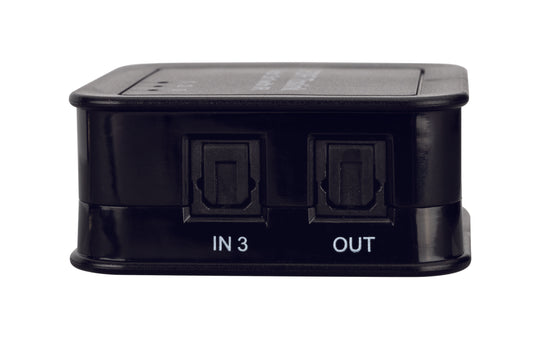 PulseAudio Digital Optical Audio 3x1 Switch with IR