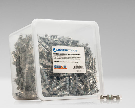 Jonard Tools Picabond Connector, Green, (Box of 1000)