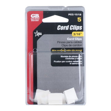 Gardner Bender Cord Clips, 5 Pack