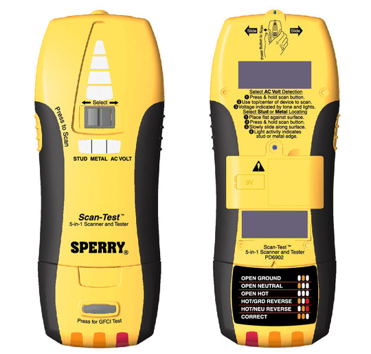 Sperry Instruments Scan-Test 5-in-1 Multi-Scanner, PD6902