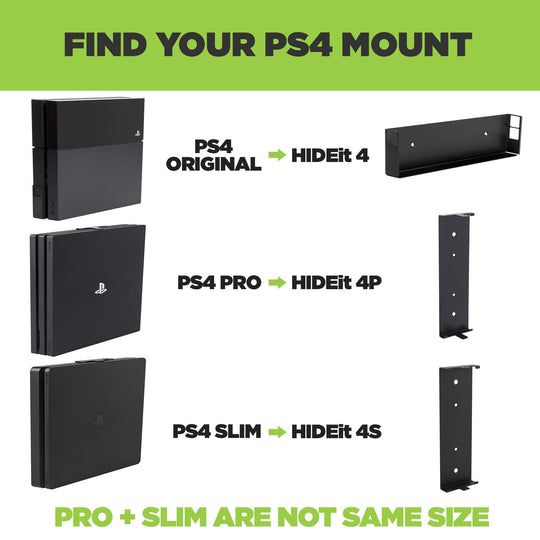 HIDEit 4 | PlayStation Original PS4 Wall Mount