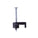 Gardner Bender 3/16 in (5 mm), Polyethylene Staple, Secures Low Voltage/Bell/Speaker Wire, Zinc Plated for Wood App, Black, (100/Pkg), PSB-160