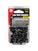 Gardner Bender 3/16 in (5 mm), Polyethylene Staple, Secures Low Voltage/Bell/Speaker Wire, Zinc Plated for Wood App, Black, (100/Pkg), PSB-160