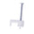Gardner Bender 3/16 in (5 mm), Polyethylene Staple, Secures Low Voltage/Bell/Speaker Wire, Zinc Plated for Wood App, White