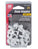 Gardner Bender 1/4 in. White Polyethylene Coaxial Staples (25-Pack), PSW-1650T