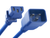 Unirise Server/Switch/PDU Power Cord, C13-C20, 14AWG, 15amp, 250V, SJT Jacket - Blue