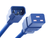 Unirise Server/Switch/PDU Power Cord, C14 - C19, 15amp, 14AWG, SJT Jacket, 250V - Blue
