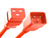 Unirise Server/Switch/PDU Power Cord, C19 - C20, 20amp, 12awg, SJT Jacket, 250V - Red