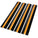 Kable Kontrol Safety Stripe Drop Over Rubber Cable Protector - 1 Channel - 40 " Long - 4 Pcs Pack