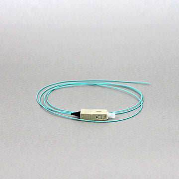 DINSpace SNAP Splice Pigtail with 1ea. 50 Micron (OM3) Multimode SC Simplex Adapter, 3ft