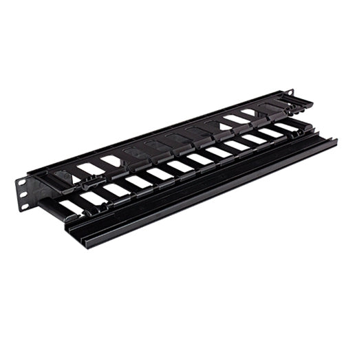 Vericom RAMPFD1 Horizontal Finger Duct Cable Manager (plastic), 1U