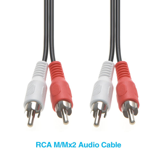 2 RCA Audio Cable - Male to Male (3-100ft)