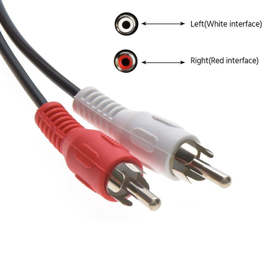 2 RCA Audio Cable - Male to Male (3-100ft)