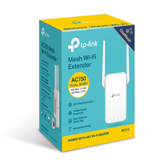 TP-Link AC750 OneMesh Wi-Fi Range Extender