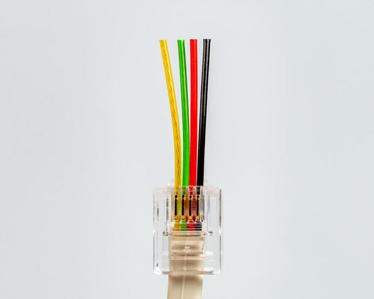 Jonard Tools RJ11 Pass-Through Connectors (Pack of 100)