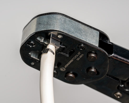 Jonard Tools Shielded RJ45 Connector with Crimp Tail for CAT6A Cable, Pack of 100