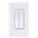 RunLessWire Wireless Fan And Light Switch Kit With 2 Controllers And 1 Dual-Rocker Switch