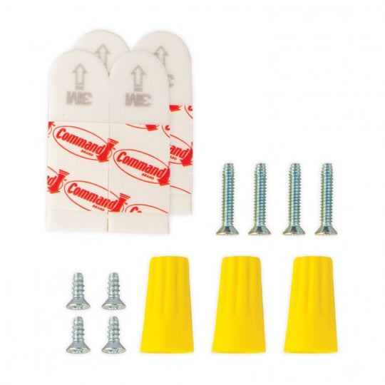 RunLessWire 3-Way Wireless Light Switch Kit With 1 Controller And 2 Single-Rocker Light Switches