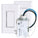 RunLessWire 3-Way Wireless Light Switch Kit With 1 Controller And 2 Single-Rocker Light Switches