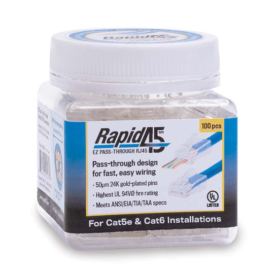 Rapid45 Cat5e/6 Connector (50-100 pck)