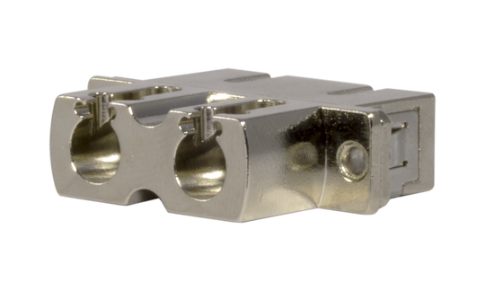 Techlogix Networx S2M4D-ADPT-LCSC Fiber optic coupler -- duplex LC to SC coupler -- compatible with single mode & multimode cable