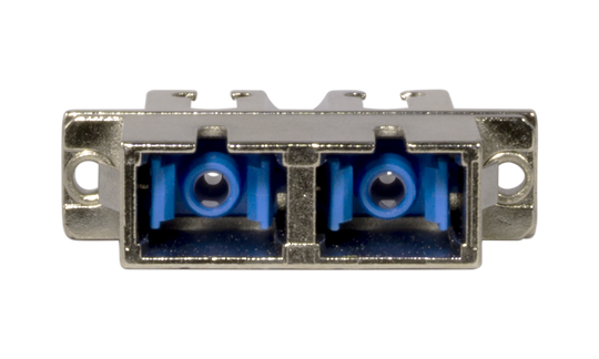Techlogix Networx S2M4D-ADPT-LCSC Fiber optic coupler -- duplex LC to SC coupler -- compatible with single mode & multimode cable