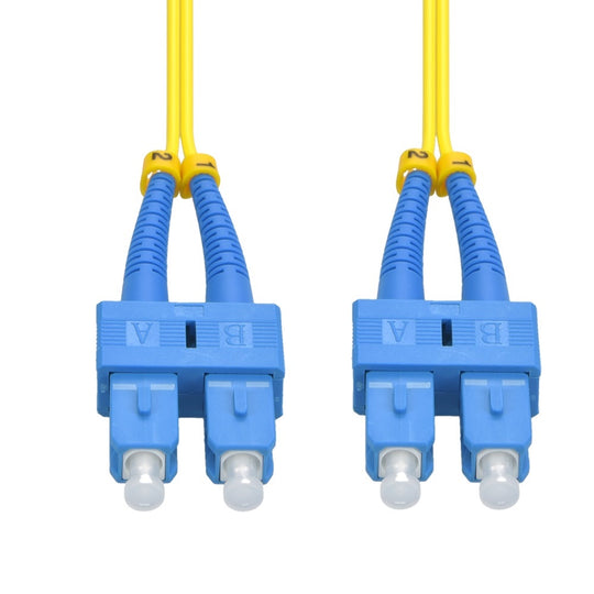 SC-SC Singlemode OS2 Duplex 9/125 Fiber Patch Cable, UL, ROHS
