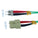 SC-ST Multimode OM3 Duplex 50/125 Aqua Fiber Patch Cable, UL, ROHS
