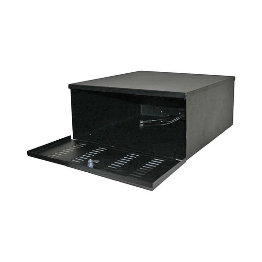 Quest DVR Security Lock Box - Vented Hinged Front Door