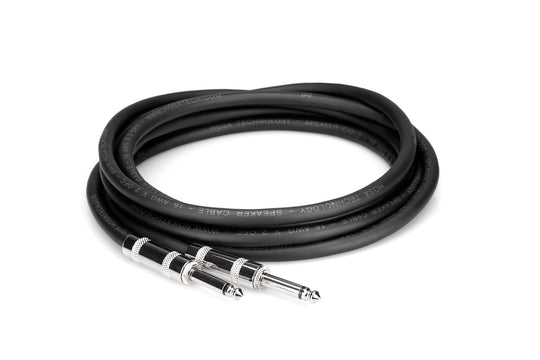 Hosa Speaker Cable - Quarter Inch TS to Same