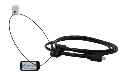 Techlogix Networx TL-SMPC-005 6' HDMI cable with adapter clamp (for attaching your own adapters)