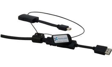 Techlogix Networx TL-SMPC-006 6' HDMI cable with attached DisplayPort & mini-DisplayPort adapters (4K compatible)