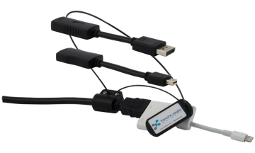 Techlogix Networx TL-SMPC-010 6' HDMI cable with attached DisplayPort, mini-DisplayPort & Lightning adapter (4K compatible)