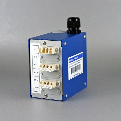 DINSpace SNAP-12LC-MM Compact Fiber Optic Patch Panel