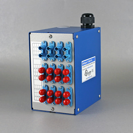 DINSpace SNAPXL-24ST-SC-MM Compact Fiber Optic Patch Panel, 24 Ports