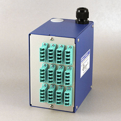 DINSpace SNAPXL-48LC-MM-OM3 Compact Fiber Optic Patch Panel, 48 Ports