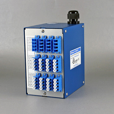 DINSpace SNAPXL-48LC-SM Compact Fiber Optic Patch Panel, 48 Ports