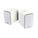 Microlab H21 Wireless Bluetooth Bookshelf Speaker System w/ Versatile Connectivity & Real Wooden & Leather Finishing Cabinets